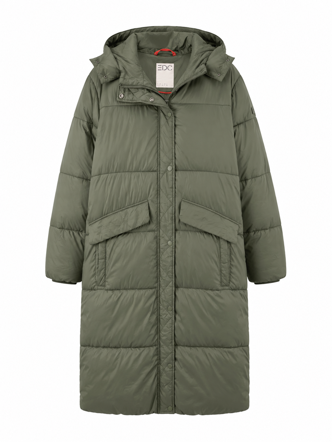 Abrigo acolchado verde oliva – Talla M