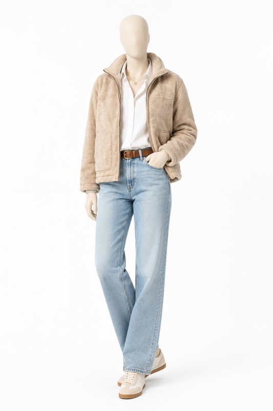 Chaqueta Aspen Sherpa Beige Arena (UNISEX)