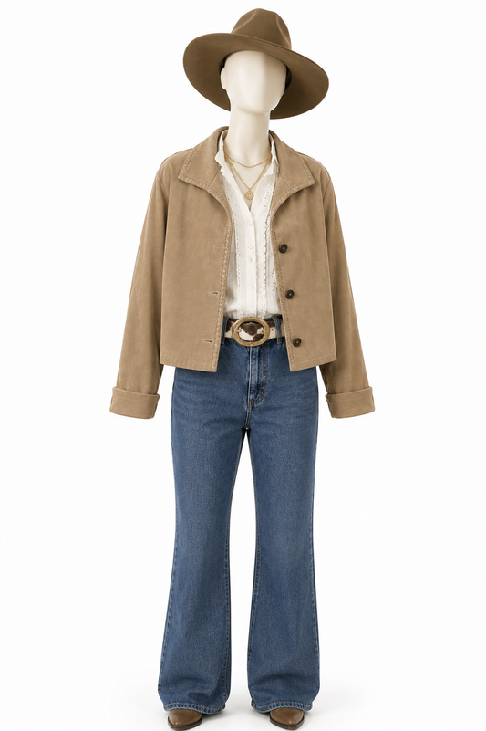 Chaqueta HUGO BOSS de gamuza